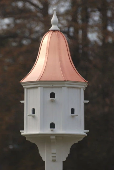 The Birdhouse Chick 54x22 Copper Roof Purple Martin House 4 The Birdhouse Chick 54x22 Copper Roof Purple Martin House