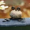 Ancient Graffiti River Stone Frog Critter-Mini
