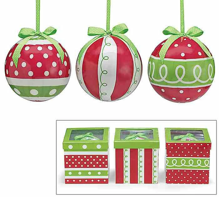 Burton+Burton Bold Ornament Set 2 Burton+Burton Bold Ornament Set