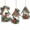 Burton+Burton Large Birdhouse Ornaments Holiday 1 Burton+Burton Large Birdhouse Ornaments Holiday