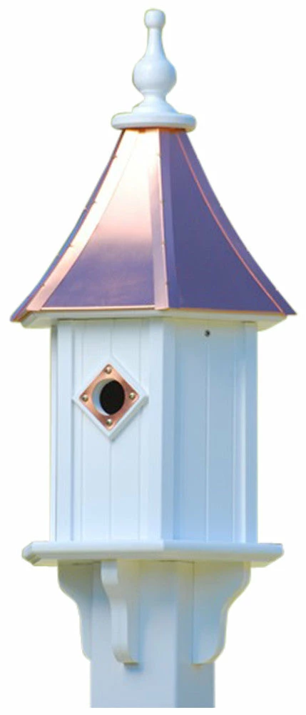 The Birdhouse Chick Copper Roof Birdhouse 28x10 Copper Roof Birdhouses 4 The Birdhouse Chick Copper Roof Birdhouse 28x10 Copper Roof Birdhouses
