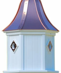 The Birdhouse Chick Copper Roof Birdhouse 28x12- 3 Portals 7 The Birdhouse Chick Copper Roof Birdhouse 28x12- 3 Portals
