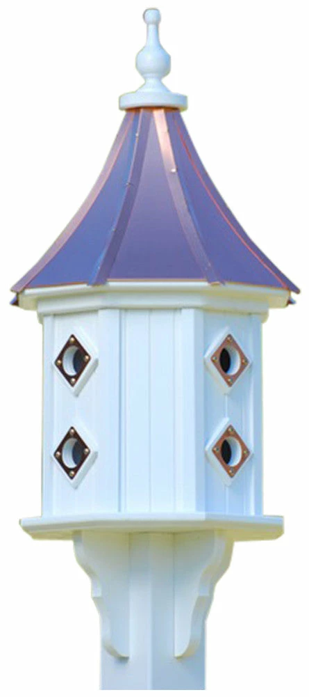 The Birdhouse Chick Copper Roof Birdhouses Copper Roof Dovecote Birdhouse 36x14 Slope - 8 Portals 5 The Birdhouse Chick Copper Roof Birdhouses Copper Roof Dovecote Birdhouse 36x14 Slope - 8 Portals