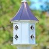 The Birdhouse Chick Copper Roof Birdhouses Copper Roof Dovecote Birdhouse 36x14 Slope - 8 Portals