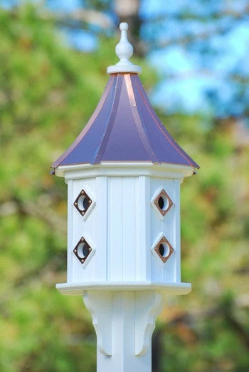 The Birdhouse Chick Copper Roof Birdhouses Copper Roof Dovecote Birdhouse 36x14 Slope - 8 Portals 3 The Birdhouse Chick Copper Roof Birdhouses Copper Roof Dovecote Birdhouse 36x14 Slope - 8 Portals
