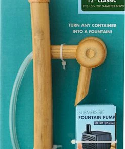 Bamboo Accents Traditional Bamboo Fountain Kit BirdBath Fountains, Misters & Wigglers 7 Bamboo Accents Traditional Bamboo Fountain Kit BirdBath Fountains, Misters & Wigglers