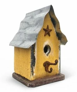 The Birdhouse Chick Barn Wood & Tin Rustic Birdhouses Church Birdhouses, Vintage-Rustic