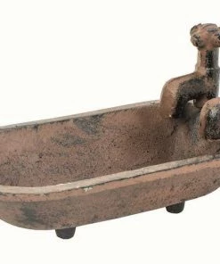 The Birdhouse Chick Cast Iron Tub Dish Home & Garden Accents