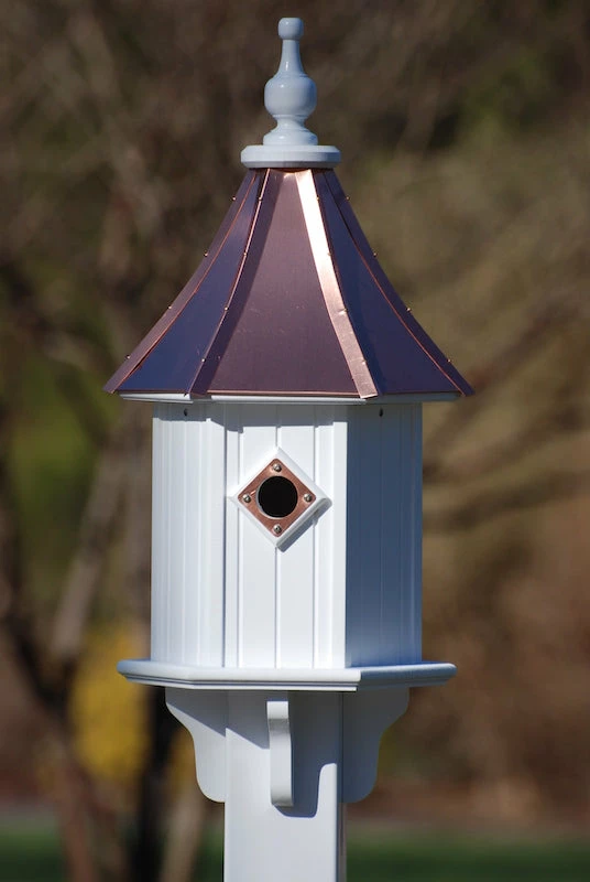 The Birdhouse Chick Copper Roof Birdhouse 28x10 Copper Roof Birdhouses 3 The Birdhouse Chick Copper Roof Birdhouse 28x10 Copper Roof Birdhouses