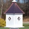 Fancy Home Copper Roof Birdhouse 28x10- 4 Portals 1 Fancy Home Copper Roof Birdhouse 28x10- 4 Portals