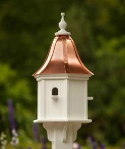 The Birdhouse Chick Copper Roof Birdhouses Copper Roof Birdhouse 28x12- 3 Perches