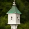 The Birdhouse Chick Copper Roof Birdhouses Copper Roof Birdhouse 28x10- 4 Perches 2 The Birdhouse Chick Copper Roof Birdhouses Copper Roof Birdhouse 28x10- 4 Perches