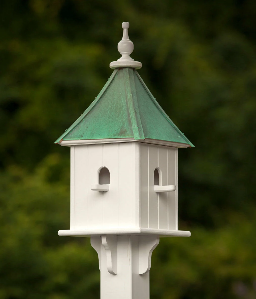 The Birdhouse Chick Copper Roof Birdhouses Copper Roof Birdhouse 28x10- 4 Perches 3 The Birdhouse Chick Copper Roof Birdhouses Copper Roof Birdhouse 28x10- 4 Perches