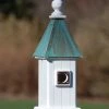 The Birdhouse Chick Copper Roof Bluebird House-Patina