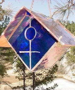 Black Hills Glass Works Unique Birdhouses Copper-Stained Glass Birdhouse 12 Black Hills Glass Works Unique Birdhouses Copper-Stained Glass Birdhouse