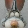 Doug Fey Ceramic Rabbit Birdhouse