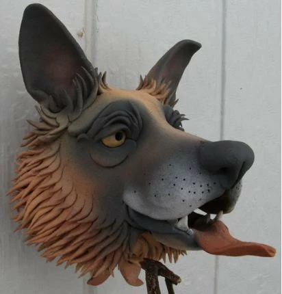 Doug Fey German Shepherd Ceramic Birdhouse Dog & Cat Ceramic Birdhouse 3 Doug Fey German Shepherd Ceramic Birdhouse Dog & Cat Ceramic Birdhouse