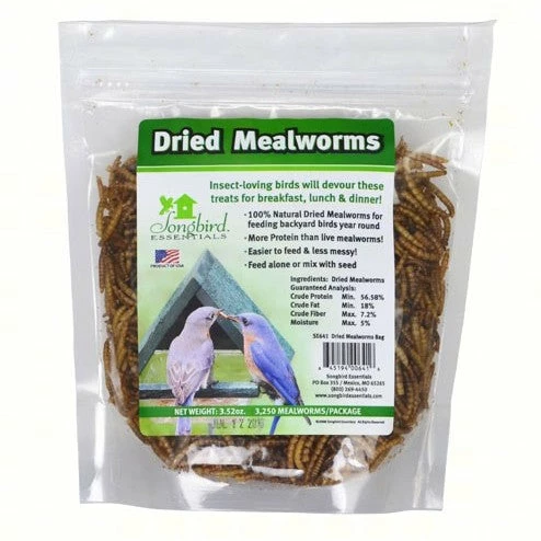 Unipeck Bag Dried Mealworms-3250 Ct. 3 Unipeck Bag Dried Mealworms-3250 Ct.