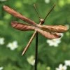 Ancient Graffiti Dragonfly Garden Stakes- Set/4