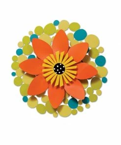 Studio M Garden Stakes & Whirligigs Wall-Mount Kinetic Flower Spinners- 2 Designs