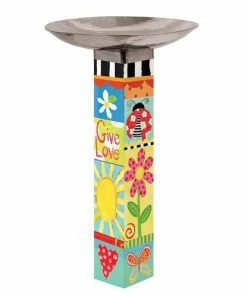 Studio M Staked & Pedestal Bird Baths Folk Garden Tall Bird Bath