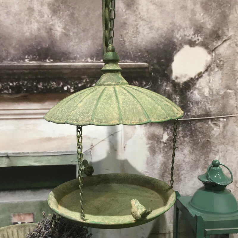 Esschert Design Antique Hanging Tray Bird Feeder 4 Esschert Design Antique Hanging Tray Bird Feeder