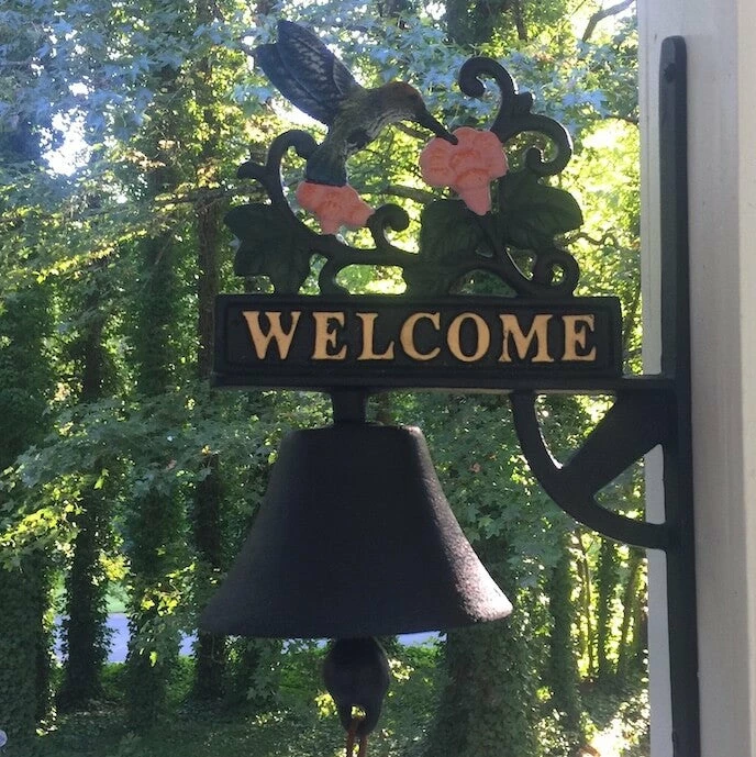 The Birdhouse Chick Hummingbird Welcome Bell 4 The Birdhouse Chick Hummingbird Welcome Bell