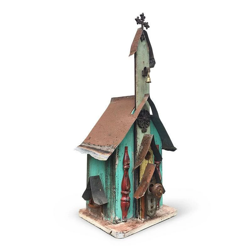 The Birdhouse Chick Large Church Birdhouses- 3 Colors Church Birdhouses, Vintage-Rustic 5 The Birdhouse Chick Large Church Birdhouses- 3 Colors Church Birdhouses, Vintage-Rustic