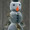 NO/NO Feeders Snow Man Wild Bird Feeder Holiday 2 NO/NO Feeders Snow Man Wild Bird Feeder Holiday