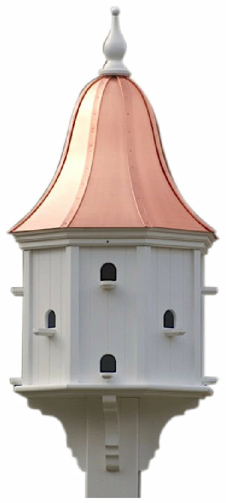 The Birdhouse Chick 54x22 Copper Roof Purple Martin House 6 The Birdhouse Chick 54x22 Copper Roof Purple Martin House