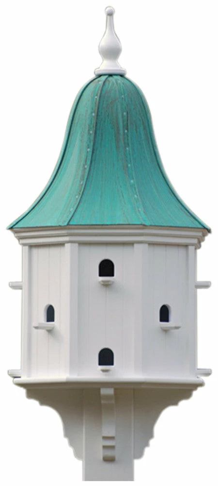 The Birdhouse Chick 54x22 Copper Roof Purple Martin House 5 The Birdhouse Chick 54x22 Copper Roof Purple Martin House