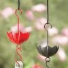 Parasol Ant Moat In Red Or Black Hummingbird Feeders