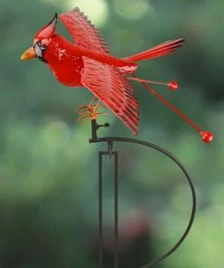 Red Carpet Studios Rocking Cardinal Garden Balancer