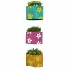 Oxidos Plaques, Stepping Stones & Wall Decor Large Metal Tote Wall Planter 2 Oxidos Plaques, Stepping Stones & Wall Decor Large Metal Tote Wall Planter