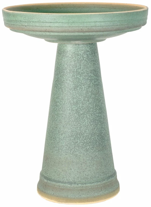 Burley Clay Staked & Pedestal Bird Baths Simple Elegance Pedestal Bird Bath- 5 Colors 7 Burley Clay Staked & Pedestal Bird Baths Simple Elegance Pedestal Bird Bath- 5 Colors