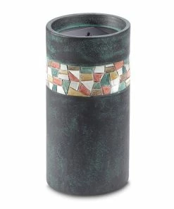 The Birdhouse Chick Mosaic Solar Bubbler Bird Bath