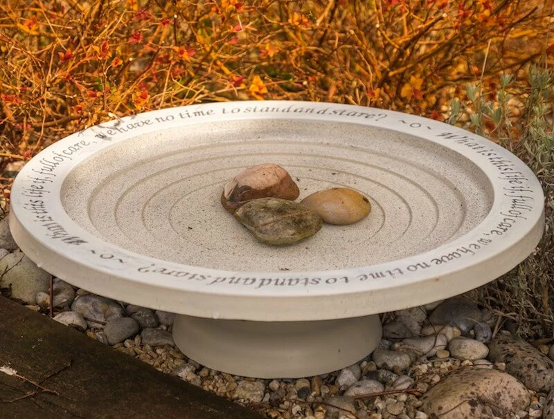 Wildlife World Deck & Ground Bird Baths Aged Stone Step-In Bird Bath 6 Wildlife World Deck & Ground Bird Baths Aged Stone Step-In Bird Bath
