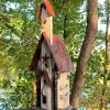 The Birdhouse Chick Tall Church Birdhouse- White Church Birdhouses, Vintage-Rustic 1 The Birdhouse Chick Tall Church Birdhouse- White Church Birdhouses, Vintage-Rustic