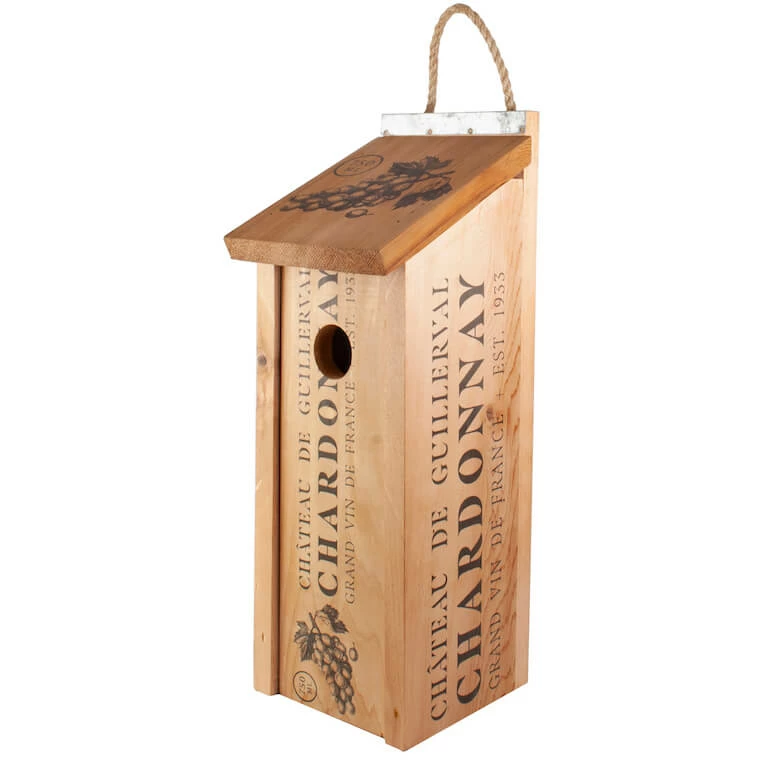 Woodlink Wine Crate Birdhouse 5 Woodlink Wine Crate Birdhouse