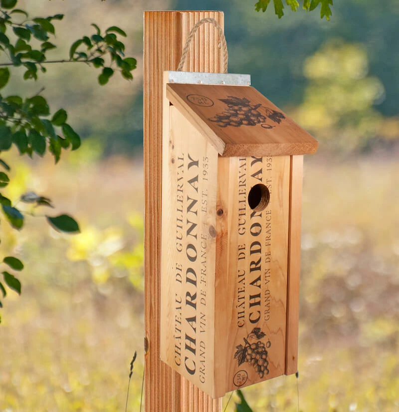 Woodlink Wine Crate Birdhouse 3 Woodlink Wine Crate Birdhouse