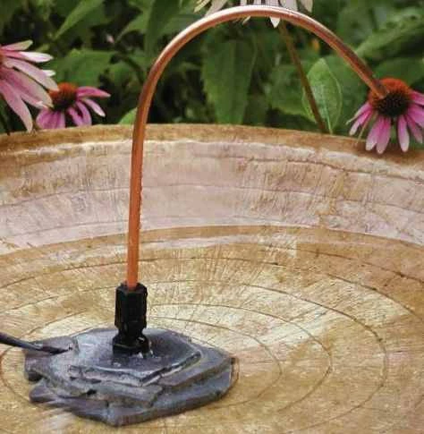 Birds Choice Bird Bath Dripper With Rock Base BirdBath Fountains, Misters & Wigglers 3 Birds Choice Bird Bath Dripper With Rock Base BirdBath Fountains, Misters & Wigglers
