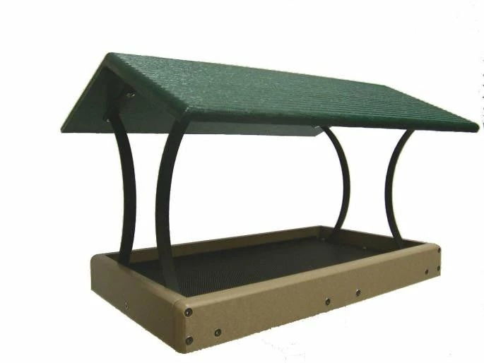 Birds Choice Large Fly-Thru Platform Feeder - Recycled Plastic 4 Birds Choice Large Fly-Thru Platform Feeder - Recycled Plastic