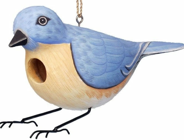 Bobbo Unique Birdhouses Bluebird Wooden Birdhouse 4 Bobbo Unique Birdhouses Bluebird Wooden Birdhouse