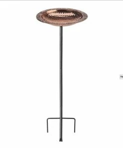 Good Directions Solid Copper Staked Bird Bath- 2 Sizes 8 Good Directions Solid Copper Staked Bird Bath- 2 Sizes