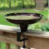 Pine Bush Home & Garden Hi-Rise Deck Mount Bird Bath 2 Pine Bush Home & Garden Hi-Rise Deck Mount Bird Bath