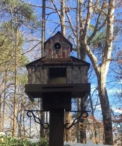 The Birdhouse Chick Farmhouse Barn Birdhouse- 3 Nest