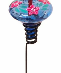 Parasol Hand Painted Glass Hummingbird Feeder Hummingbird Feeders