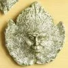 Ancient Graffiti Ceramic Leaf Spirits Plaque 1 Ancient Graffiti Ceramic Leaf Spirits Plaque