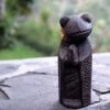 The Birdhouse Chick Namaste Frog Sculpture 2 The Birdhouse Chick Namaste Frog Sculpture