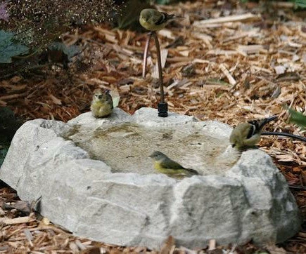 Birds Choice Deck & Ground Bird Baths Rocky Mountain Ground Bath With Dripper 3 Birds Choice Deck & Ground Bird Baths Rocky Mountain Ground Bath With Dripper